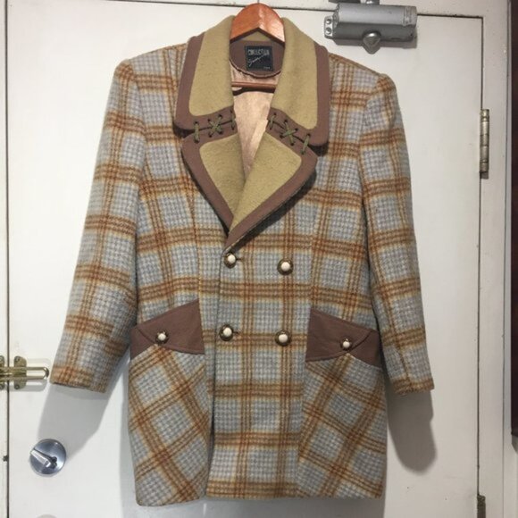 VINTAGE COLLECTION SINEQUANONE WOOL JACKETS SIZE L - Picture 5 of 8